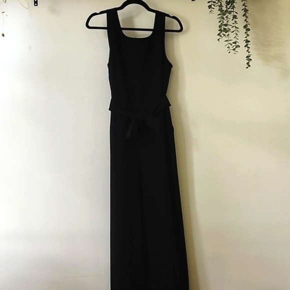 Frank & Oak Straight Leg Gabardine Jumpsuit Black - Picture 6 of 10